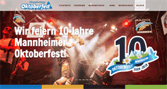 Desktop Screenshot of oktoberfest-mannheim.de